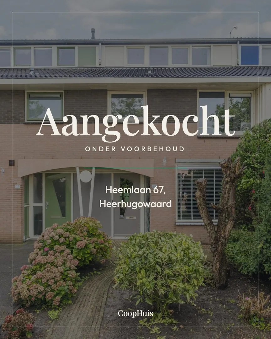 Aangekocht met CoopHuis: Heemlaan 67, Heerhugowaard
